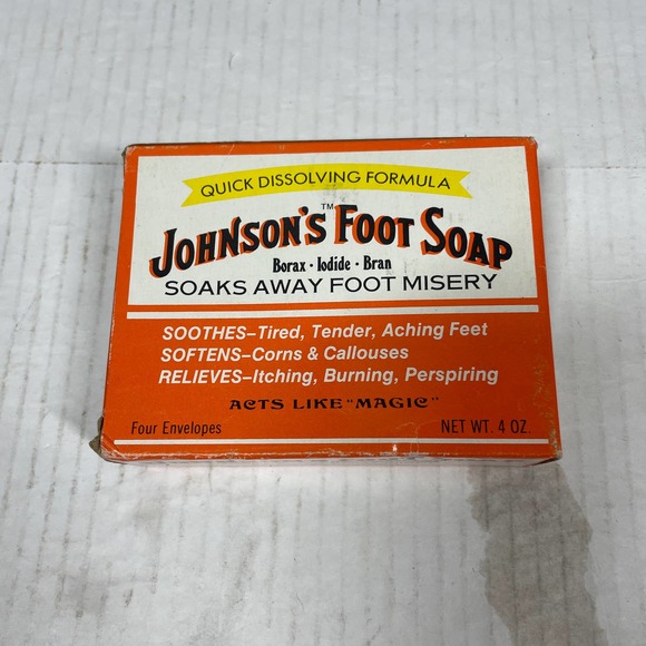 Johnsons Other Johnsons Foot Soap 4 Packets Inside New Discontinued